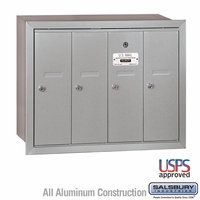 Recess Mount Vertical Apartment Mailboxes