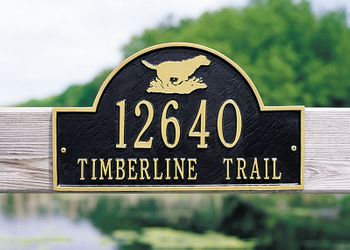 Retriever Arch Plaque