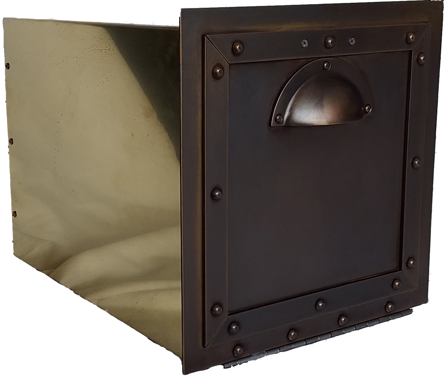 Solid Brass Column Mailbox Insert