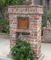 Streetscape Gateway Column Brass Mailbox Insert