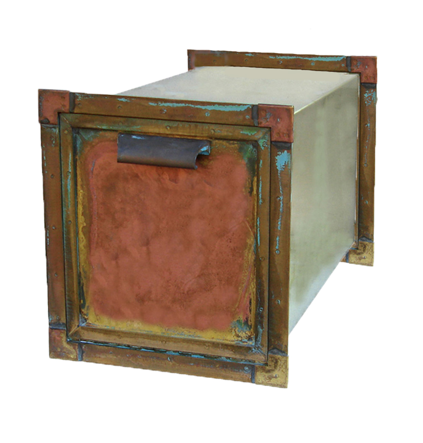 Streetscape Gateway Front and Rear Opening Column Mailbox