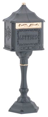 Victorian Colonial Pedestal Locking Mailbox