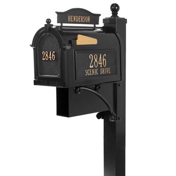 Whitehall Mailbox and Deluxe Post with Options