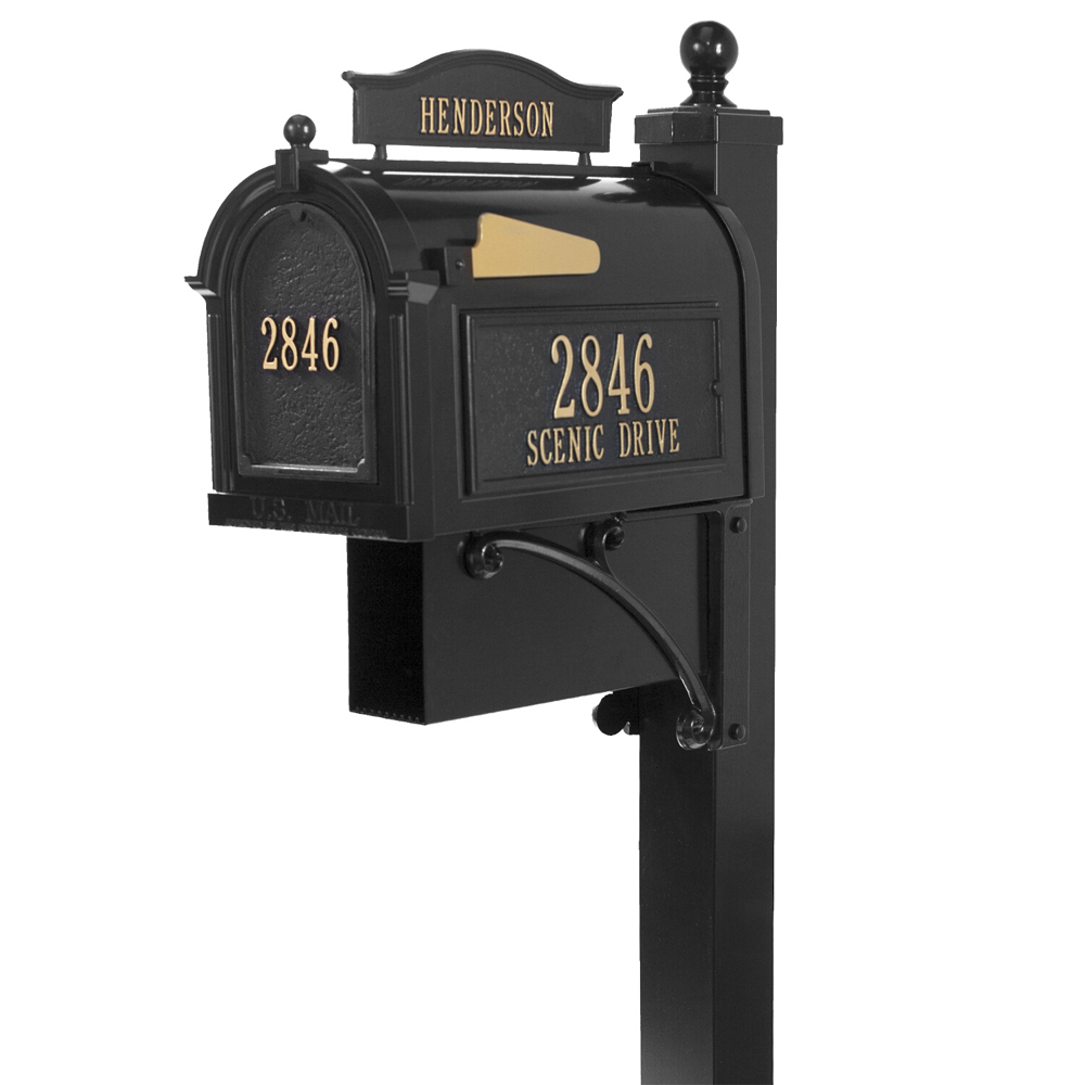 Whitehall Mailbox and Deluxe Post with Options