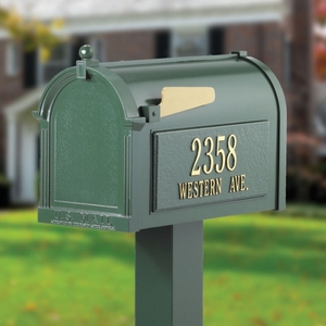 Whitehall Premium Mailbox Green