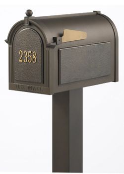 Whitehall Premium Mailbox Package with Door Address Plaque