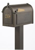 Whitehall Premium Mailbox Package with Door Address Plaque