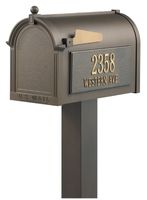 Whitehall Premium Mailbox Package with Side Address Plaques