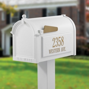 Whitehall Premium Mailbox White