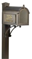 Whitehall Superior Mailbox Package with Side Address Plaques