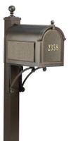 Whitehall Ultimate Mailbox Package with Front Door Address Plaque