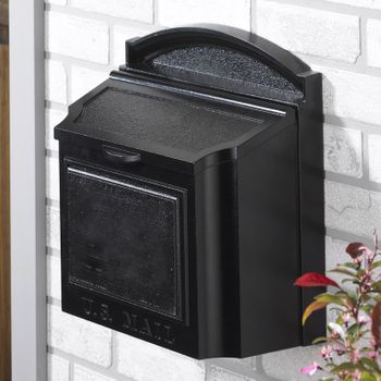 Whitehall Wall Mount Mailbox...Black