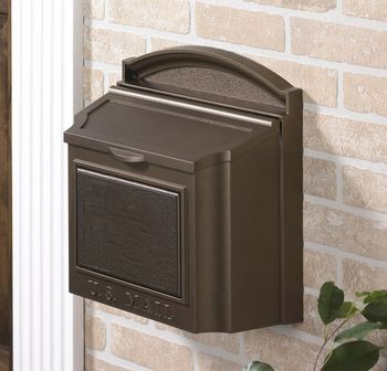 Whitehall Wall Mount Mailbox...Bronze
