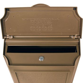 Whitehall Wall Mount Mailbox with Address Plaque