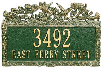 Woodland Hummingbird Plaque