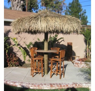 extra large umbrella for patio Alpha Joy 15ft Extra Large Outdoor Patio Double-Sided Umbrella with LED  Solar Lights Beige
