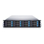 EliteSTOR ES212X12 - 2U 12 Bay 12G SAS/SATA to SAS JBOD with 12G SAS Expander Rackmount 