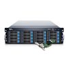 EliteSTOR ES316X12HP - 3U 16 Bay 12G SAS/SATA to 12G Expander with 12G PCIe 3.0 RAID 6 Controller 
