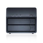 MobileSTOR MS2UTN+B - 2 Bay eSATA/USB RAID/SAFE33/50 (Black) (Refurbished, 3 Months Warranty)