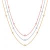 10 pointer 3 strand diamond necklace