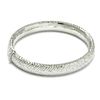 14K Gold 6 diamond cut bangle