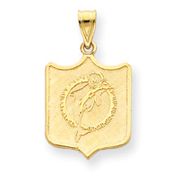 14k Miami Dolphin Charm