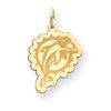 14k Miami Dolphin Small Charm