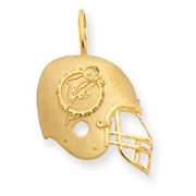 14k Miami Dolphins Larger Helmet Charm