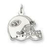 14k New York Jets White Gold Helmet Charm