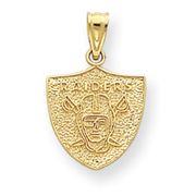 14k Oakland Raiders Charm