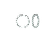 15 Pointer hoop earrings/patented snap lock