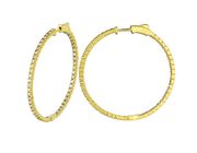 2 Pointer hoop earrings/patented snap lock