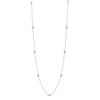 20 Pointer 7 station 18" diamond necklace
