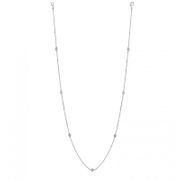 3 Pointer 7 station 18" diamond necklace