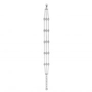 3 rows diamond bracelet