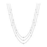 3 strand diamond necklace