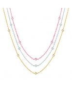 3 strand diamond necklace