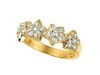 4 Flowers diamond ring