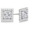 4mm  square diamond earring jackets