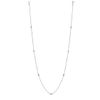 5 Pointer 7 station 18" diamond necklace