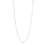 5 Pointer 7 station 18" diamond necklace