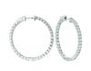 5 Pointer hoop earrings/patented snap lock