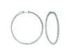 5 Pointer hoop earrings/patented snap lock