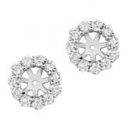 5mm diamond earring jackets