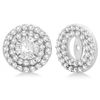 5mm diamond earring jackets