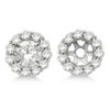 5MM Diamond jacket earrings
