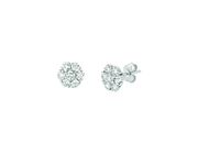 7 pointer diamond earrings