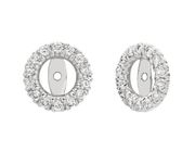 7mm diamond earring jackets