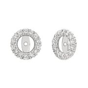 8mm diamond earring jackets
