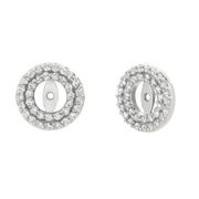8mm diamond earring jackets
